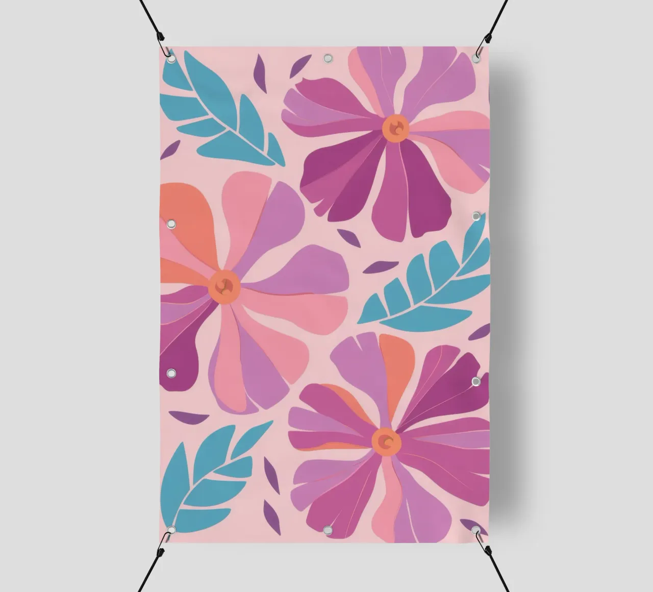 Pastel Petal Pattern telo in pvc da Nova Glaze