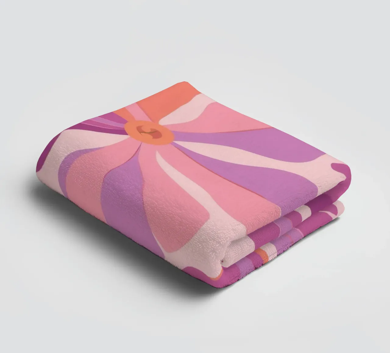 Pastel Petal Pattern asciugamano da bagno da Nova Glaze