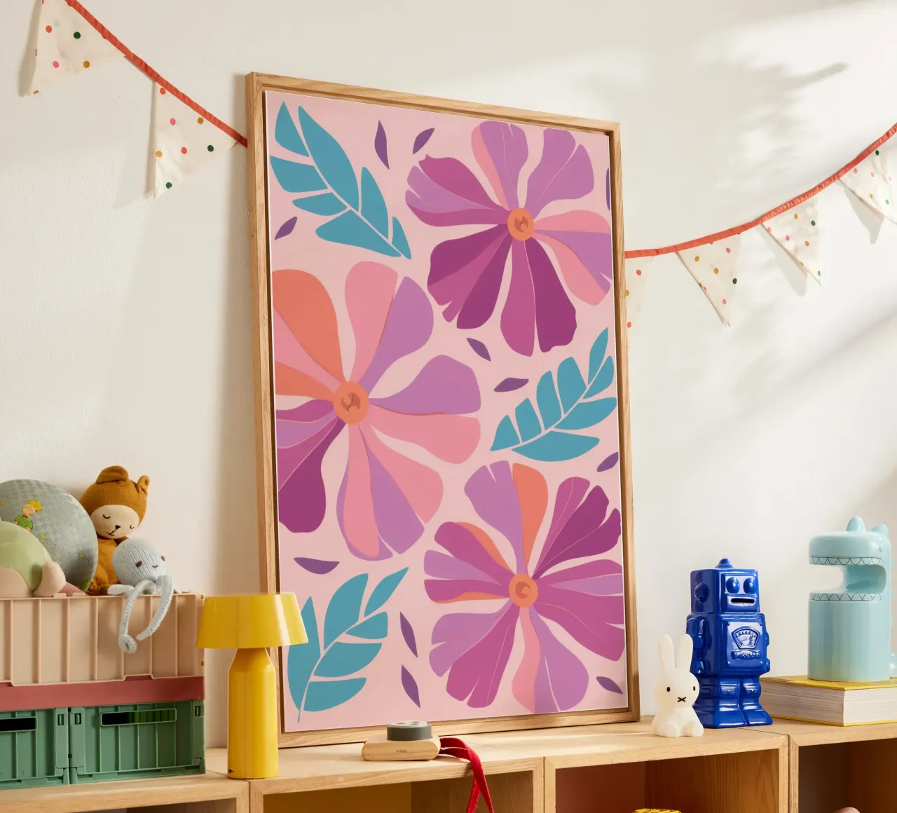 Pastel Petal Pattern plexiglass da Nova Glaze