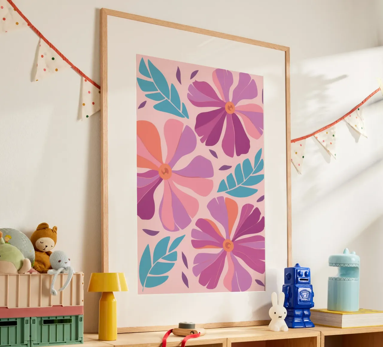 Pastel Petal Pattern poster da Nova Glaze