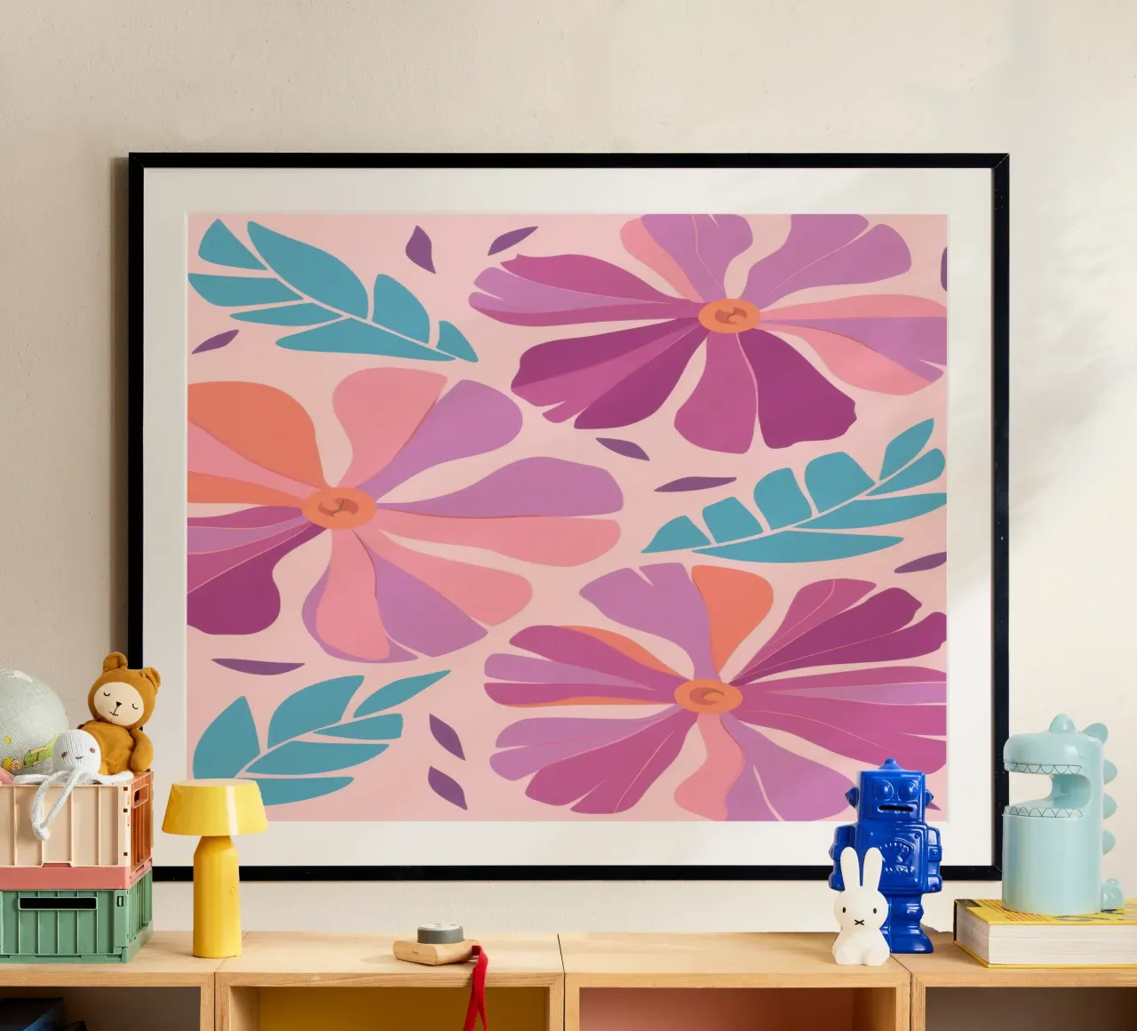 Pastel Petal Pattern poster da Nova Glaze