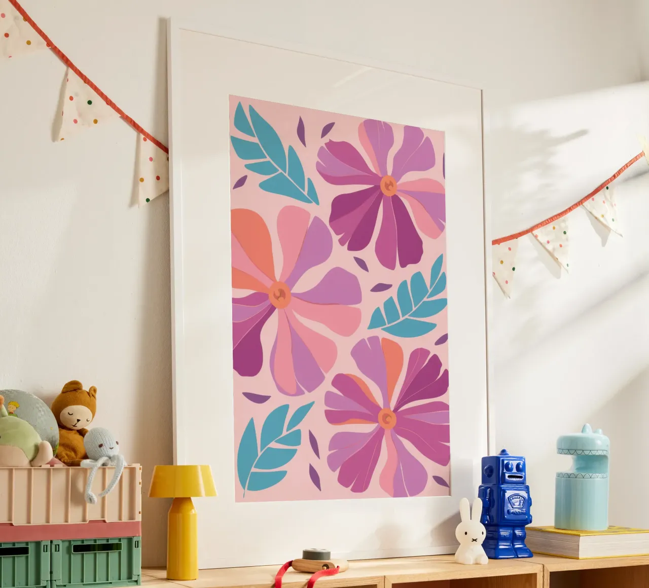 Pastel Petal Pattern poster da Nova Glaze