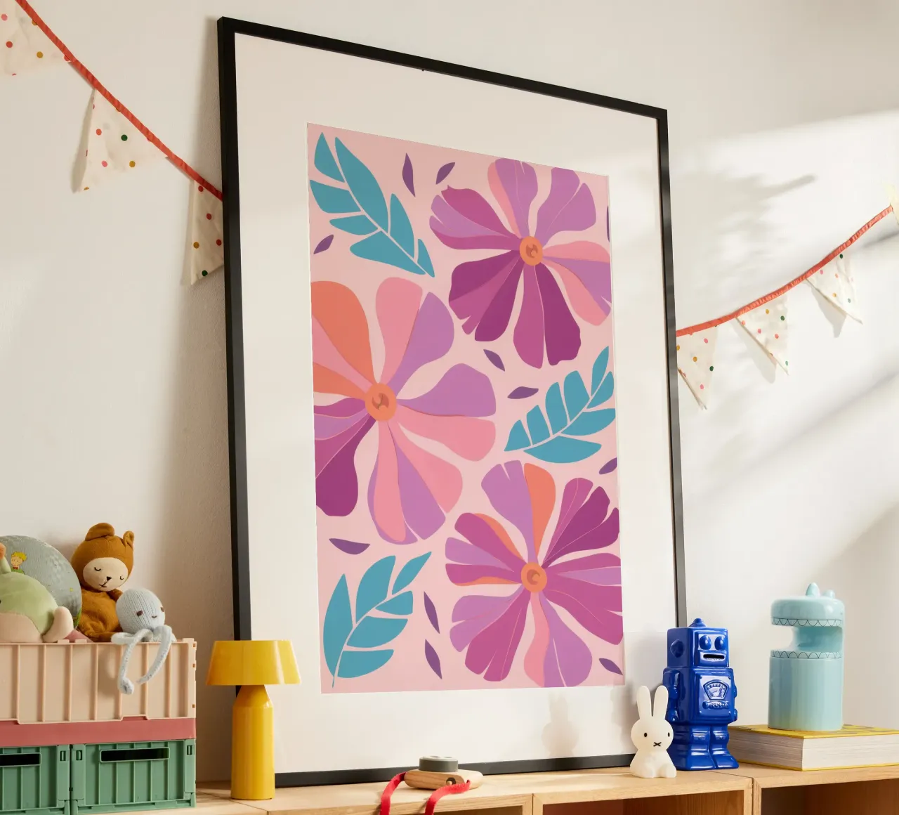 Pastel Petal Pattern poster da Nova Glaze