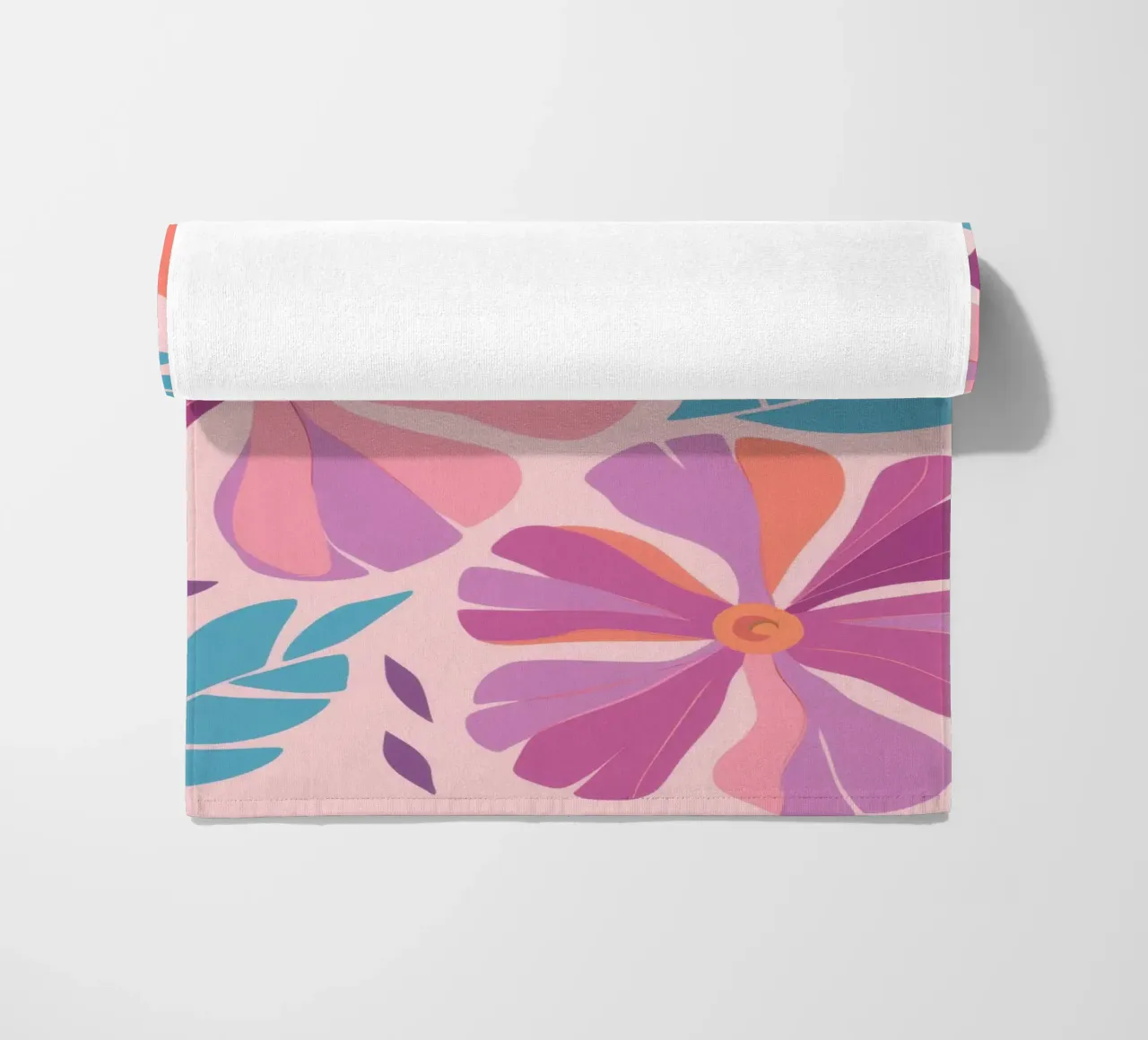 Pastel Petal Pattern telo mare da Nova Glaze