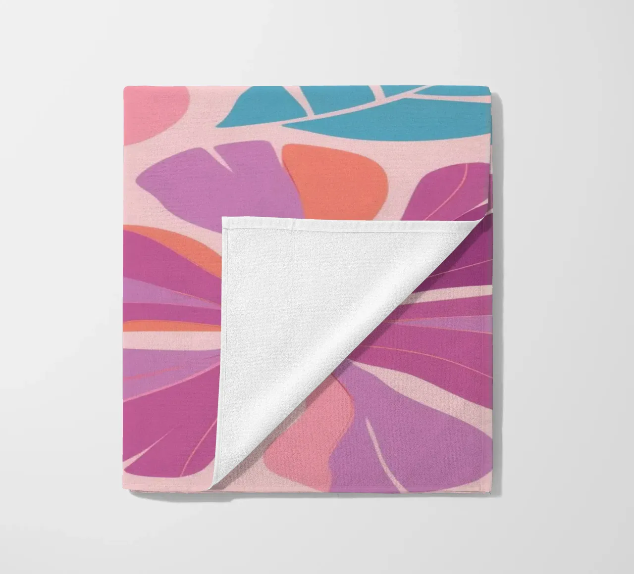 Pastel Petal Pattern telo mare da Nova Glaze