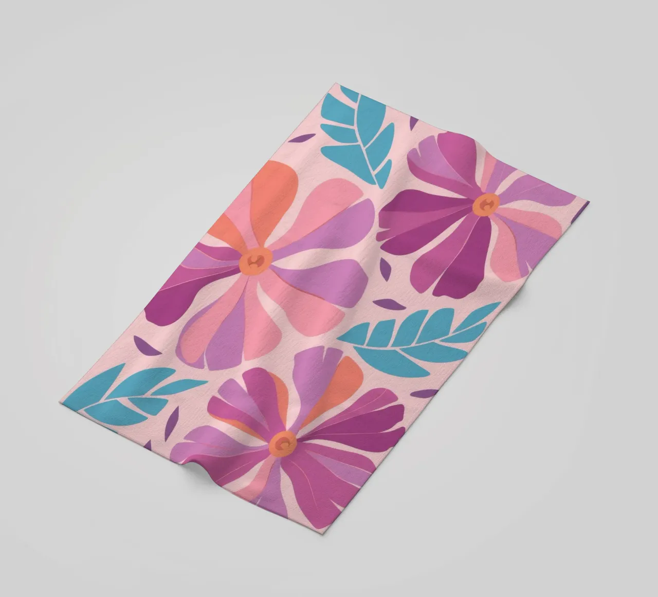 Pastel Petal Pattern telo mare da Nova Glaze