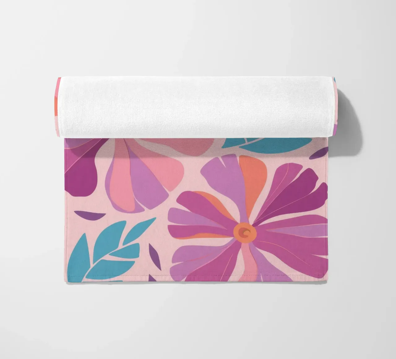 Pastel Petal Pattern telo mare da Nova Glaze
