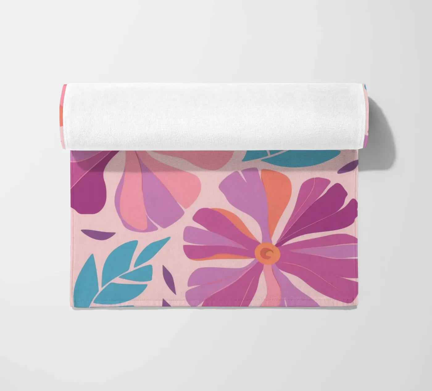 Pastel Petal Pattern telo mare da Nova Glaze