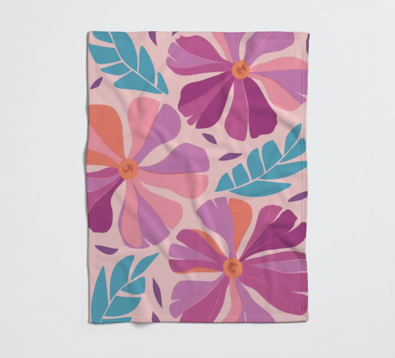 Pastel Petal Pattern coperta in pile da Nova Glaze