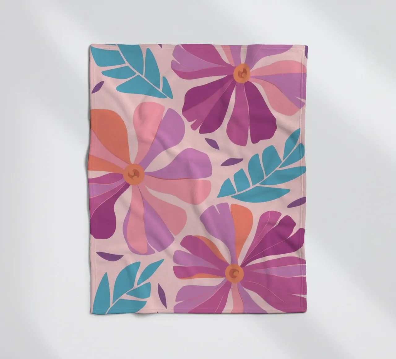 Pastel Petal Pattern coperta in pile da Nova Glaze