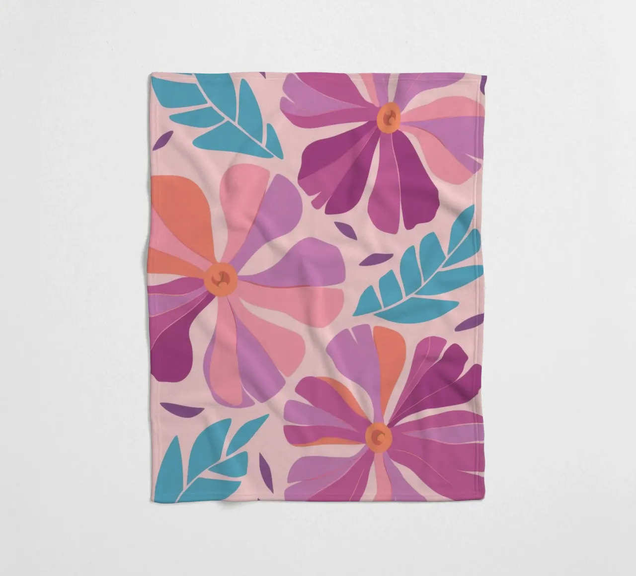 Pastel Petal Pattern coperta in pile da Nova Glaze