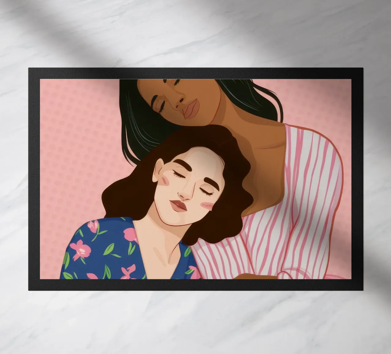 Tenero abbraccio d'amore zerbino da Nova Glaze