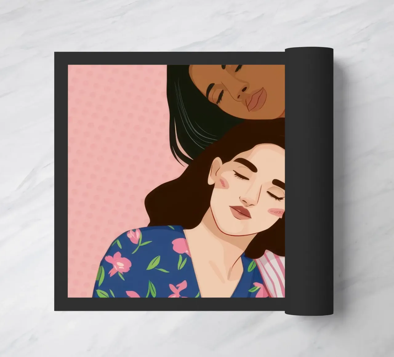 Tenero abbraccio d'amore zerbino da Nova Glaze