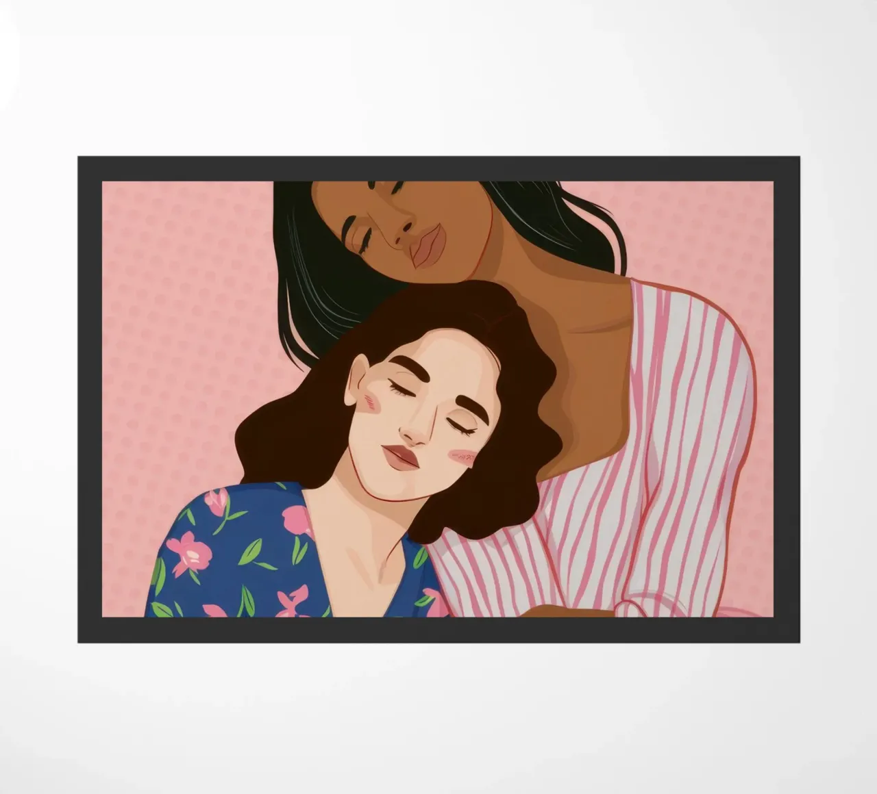 Tenero abbraccio d'amore zerbino da Nova Glaze