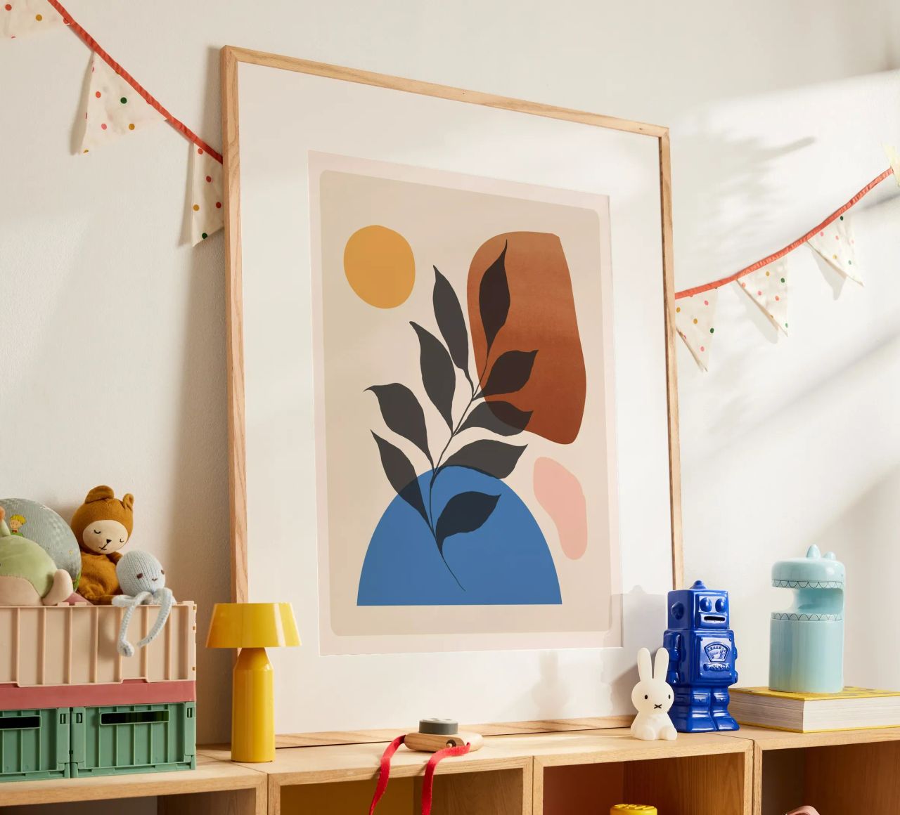 Abstract Art Minimal Plant 39 poster by ThingDesign