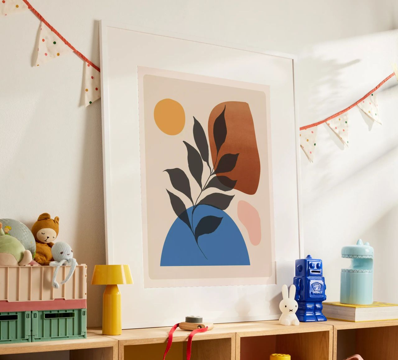 Abstract Art Minimal Plant 39 poster by ThingDesign