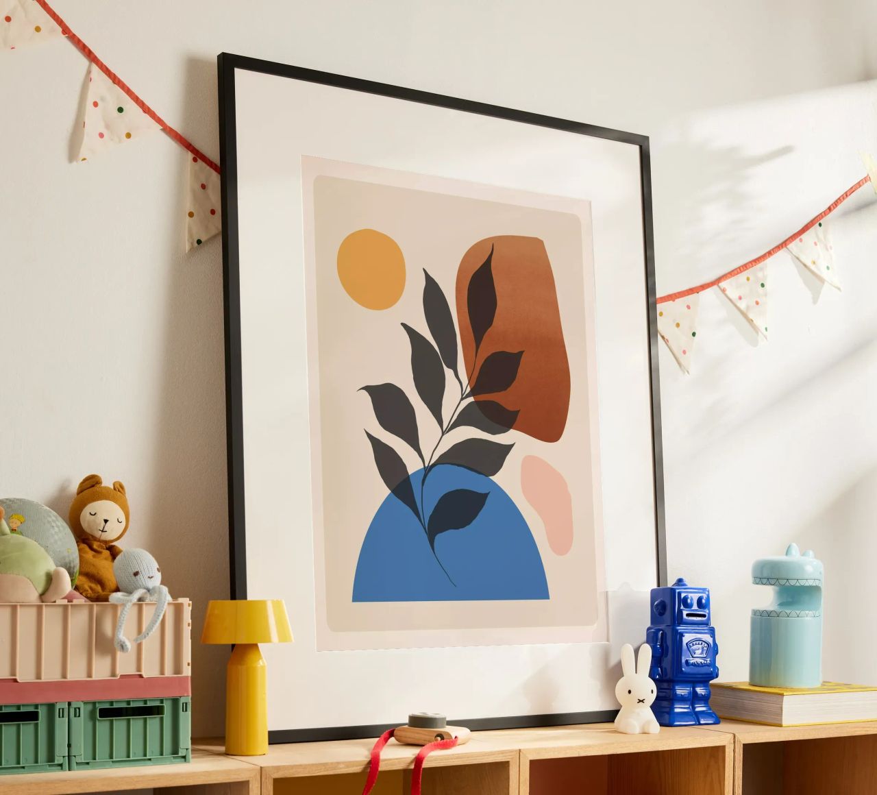 Abstract Art Minimal Plant 39 poster by ThingDesign