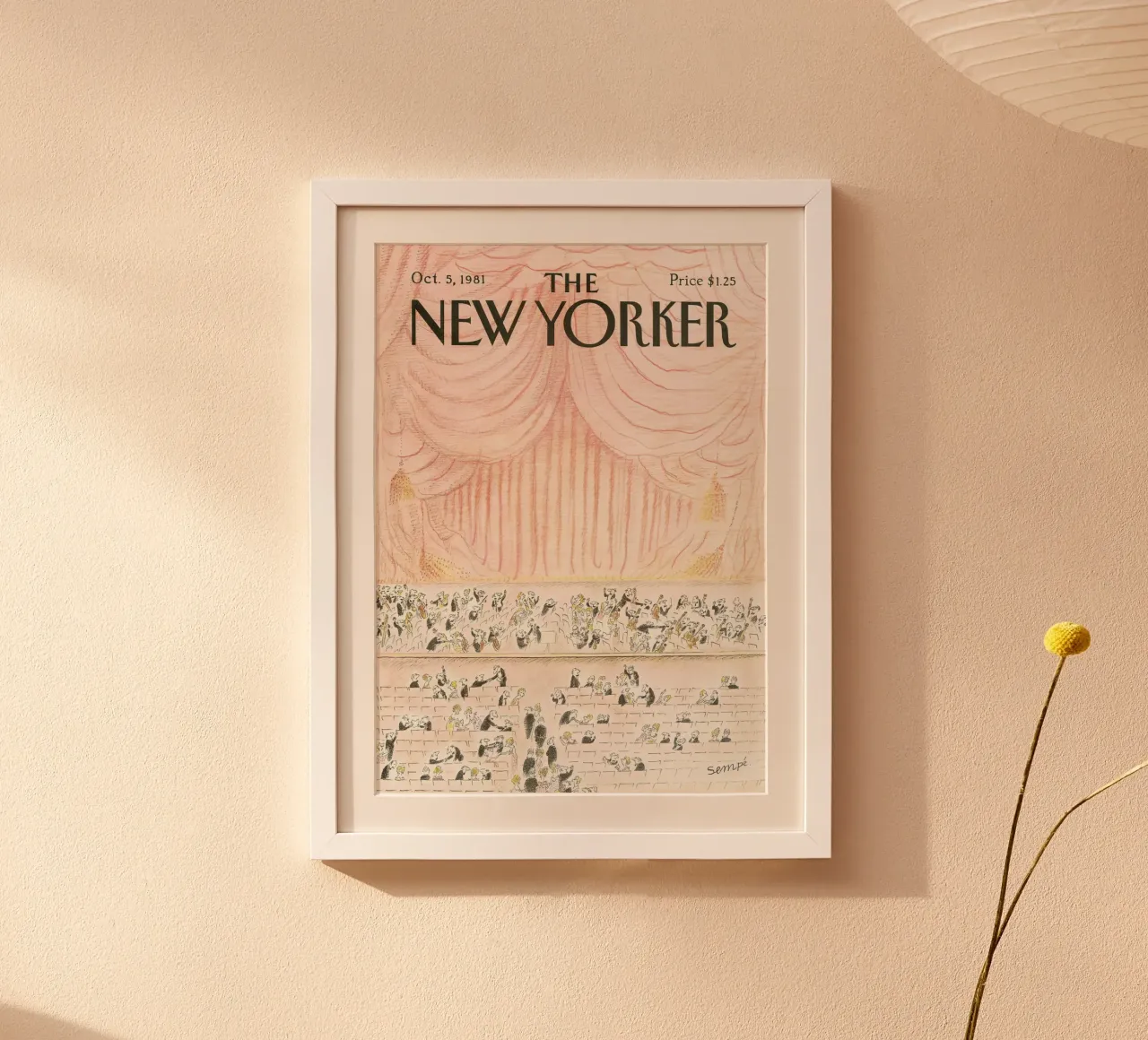 La copertina del New Yorker 1981 poster da Mr.Lorenzo