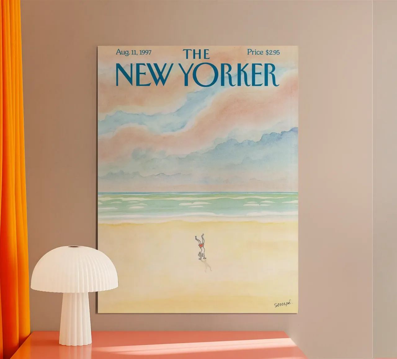 Il New Yorker Down to Earth 1997 poster da Mr.Lorenzo