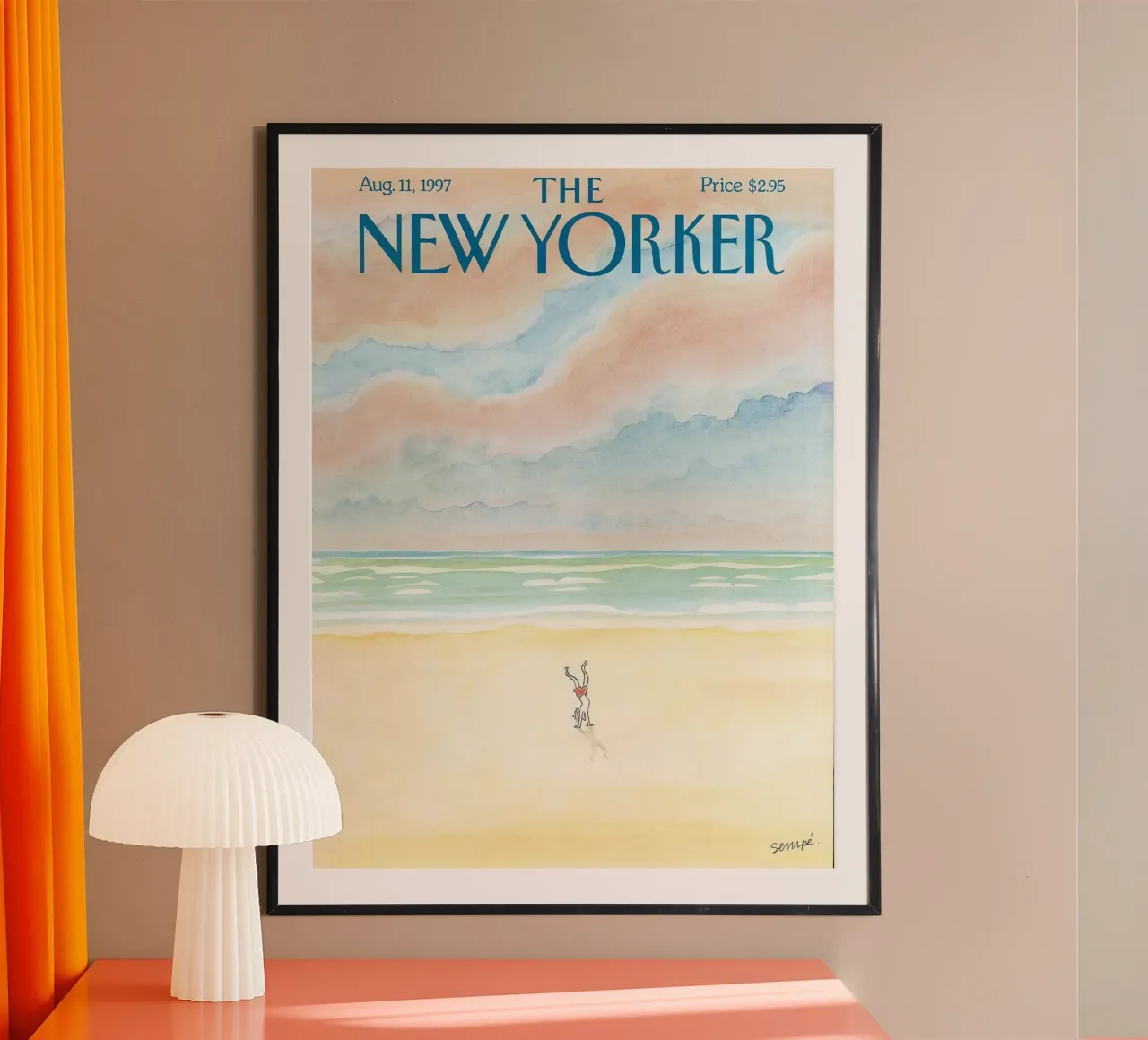 Il New Yorker Down to Earth 1997 poster da Mr.Lorenzo