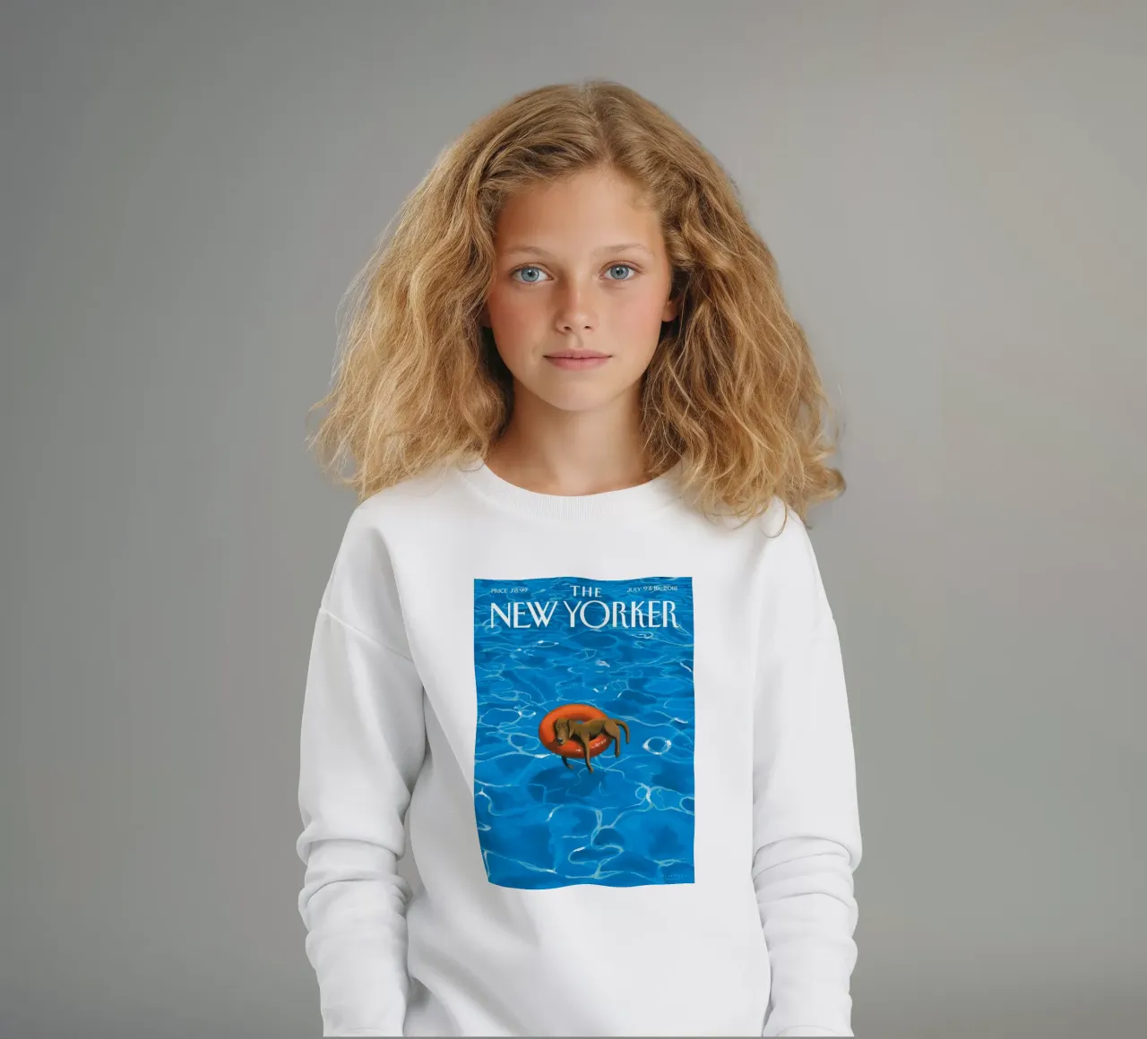 The New Yorker Magazine Print - Tempo di inattività 2018 felpa bambino da Mr.Lorenzo