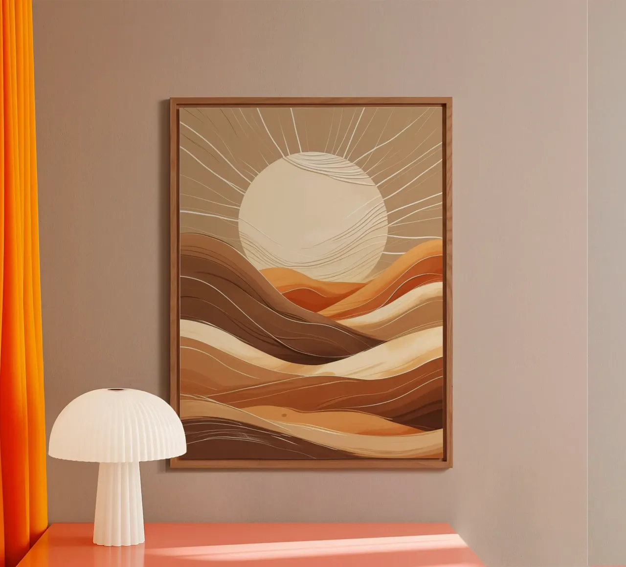 Regal Teal and Emerald Waves with Gilded Accents: An Abstrac alu-dibond by Artistic-shop