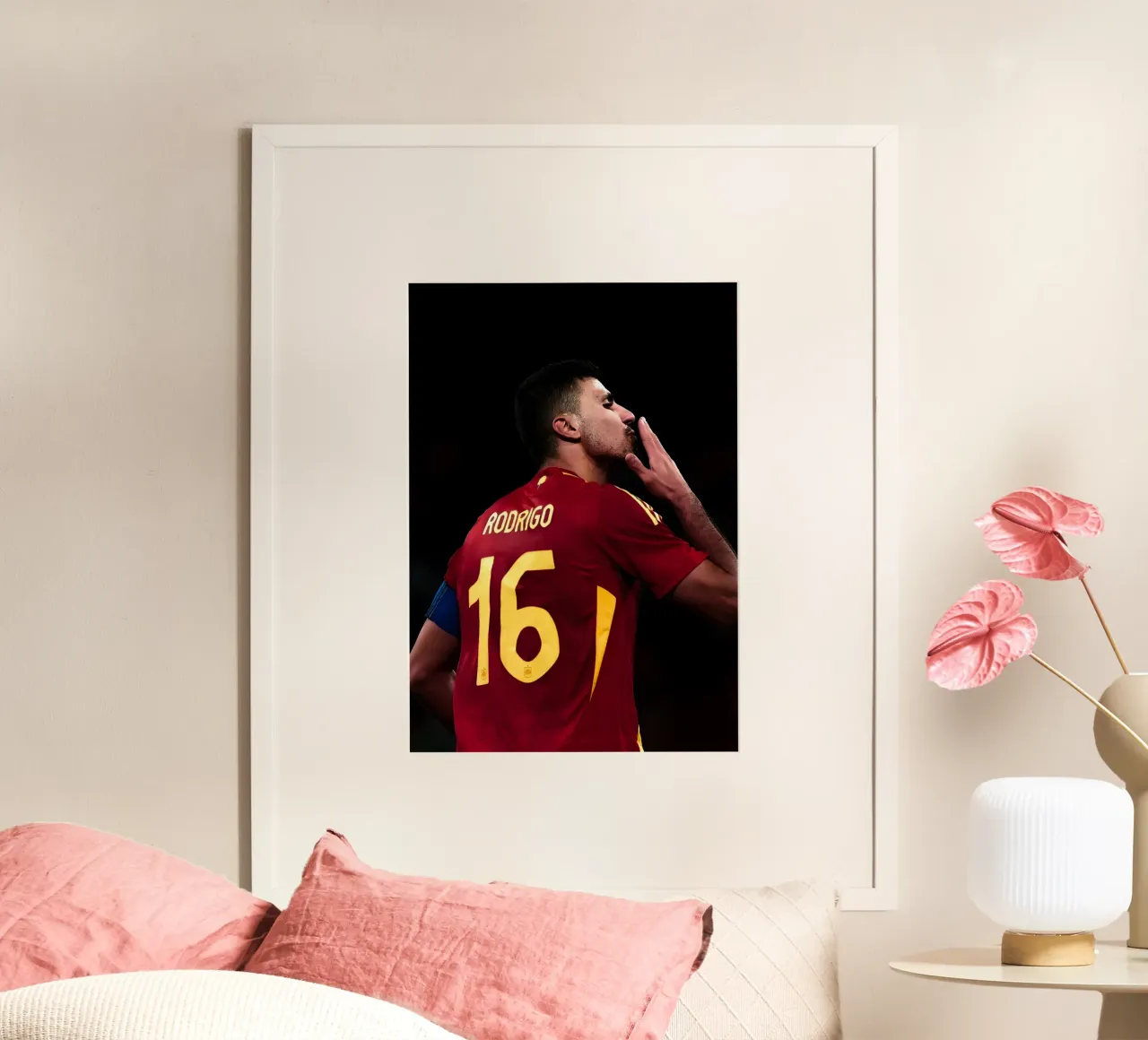 Rodrigo poster da Low poly art