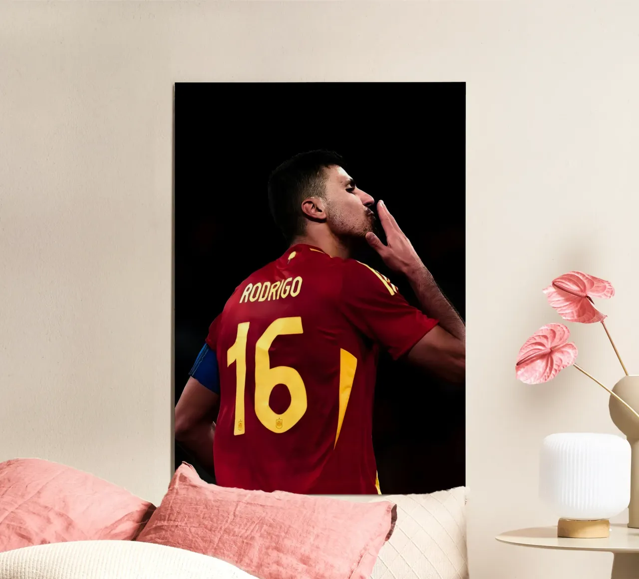 Rodrigo poster da Low poly art