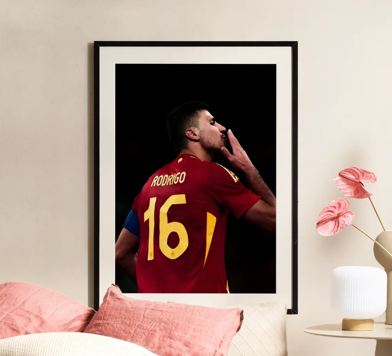 Rodrigo poster da Low poly art