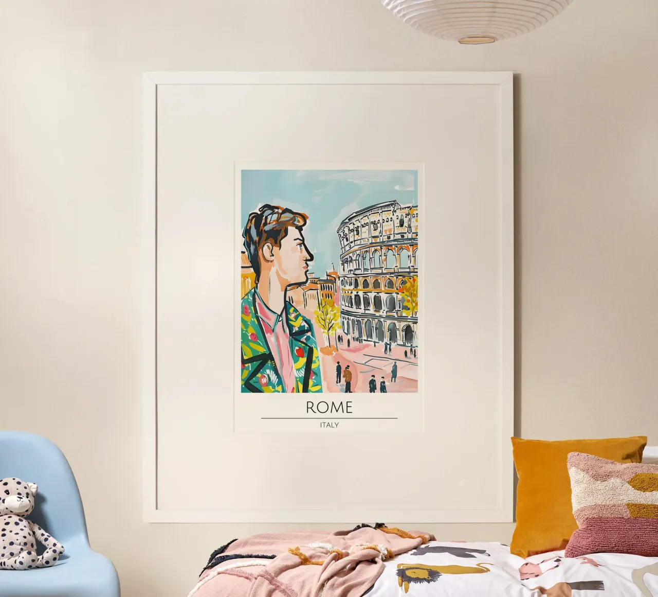 Roma Colosseo Moda Pop Art Poster di viaggio poster da homdeco