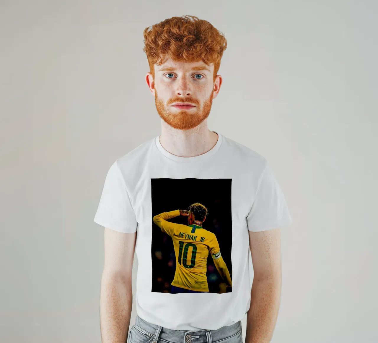 Neymar Jr t-shirt da Low poly art