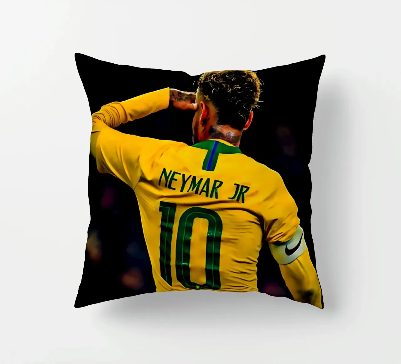 Neymar Jr cuscino da Low poly art