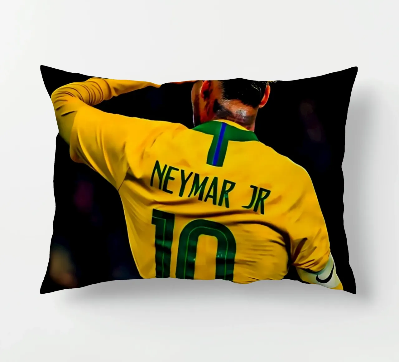 Neymar Jr cuscino da Low poly art