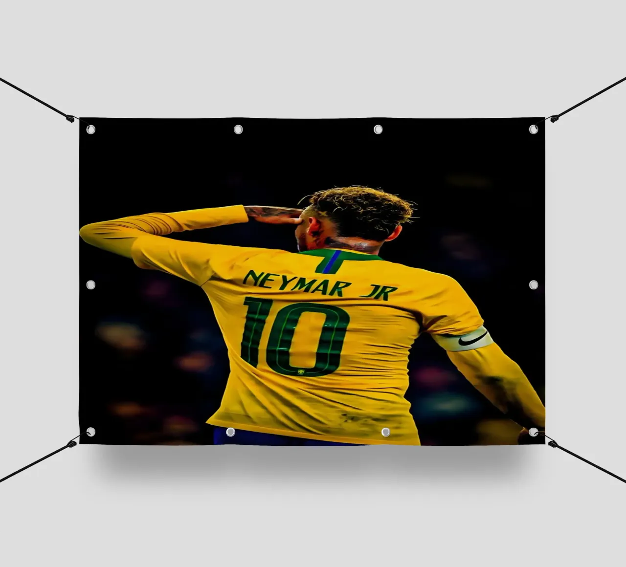 Neymar Jr telo in pvc da Low poly art