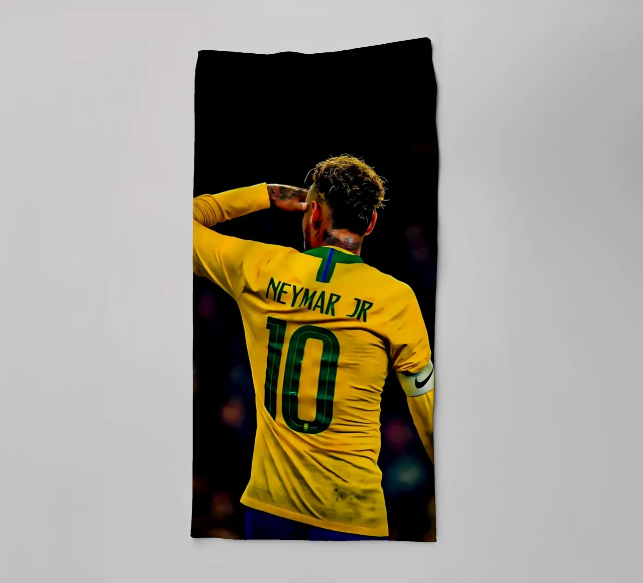 Neymar Jr towel by Low poly art