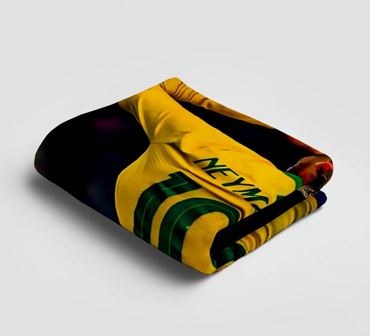 Neymar Jr towel by Low poly art