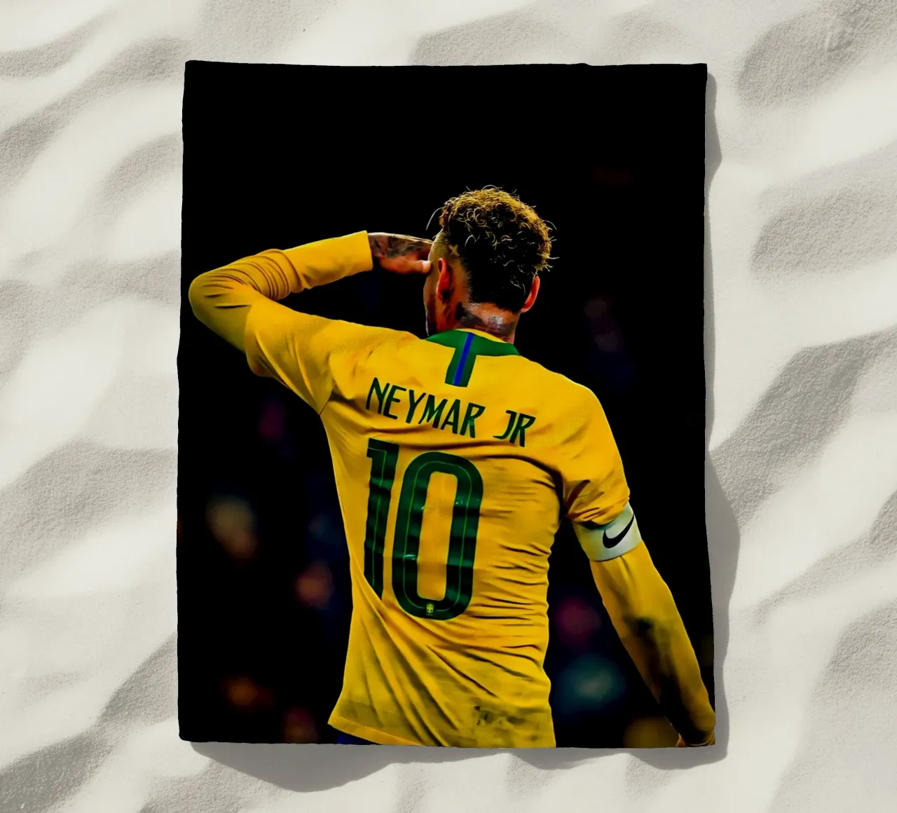 Neymar Jr telo mare da Low poly art