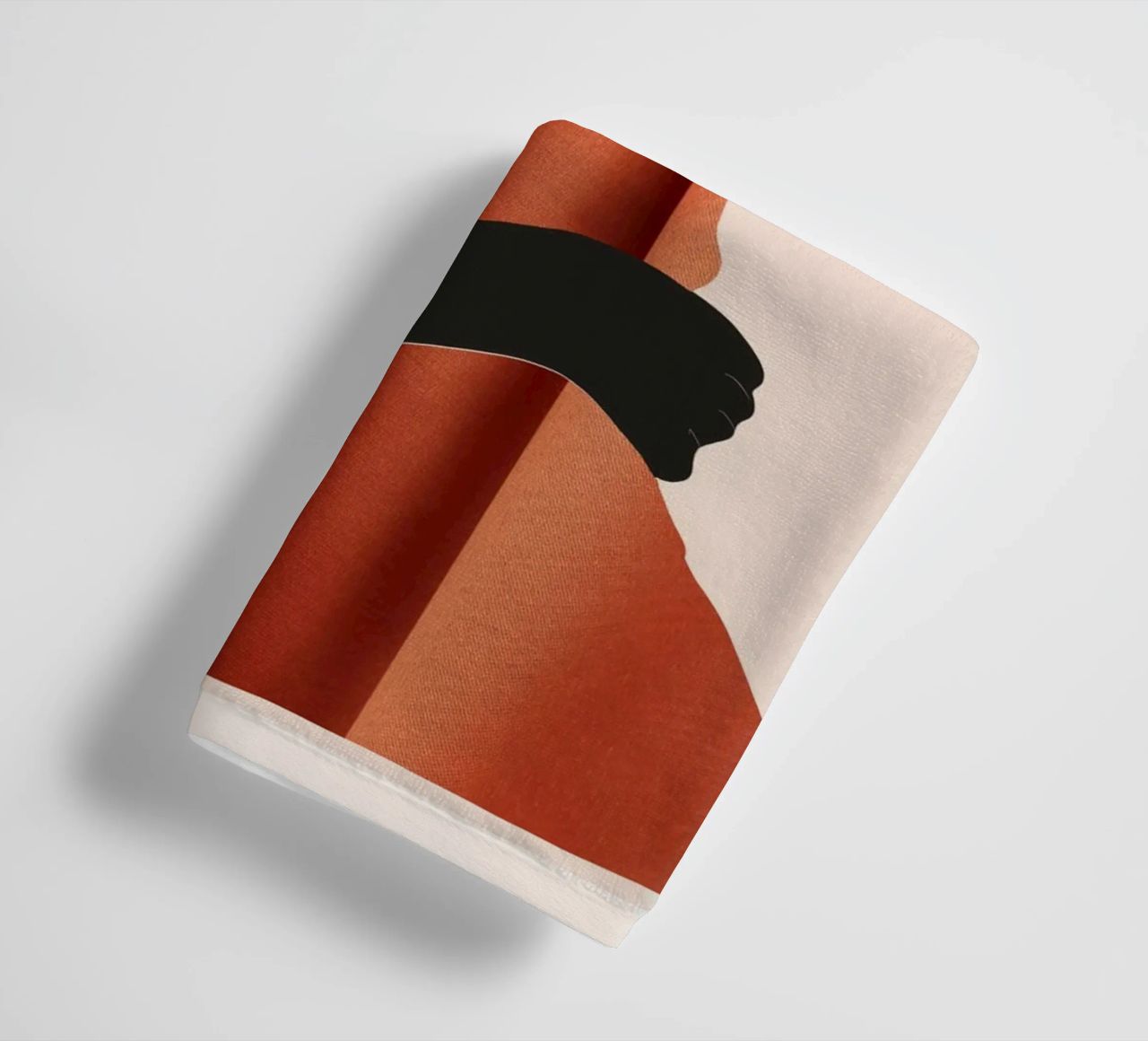 Arte Abstracto Minimal Girl 5 toalla de baño de ThingDesign