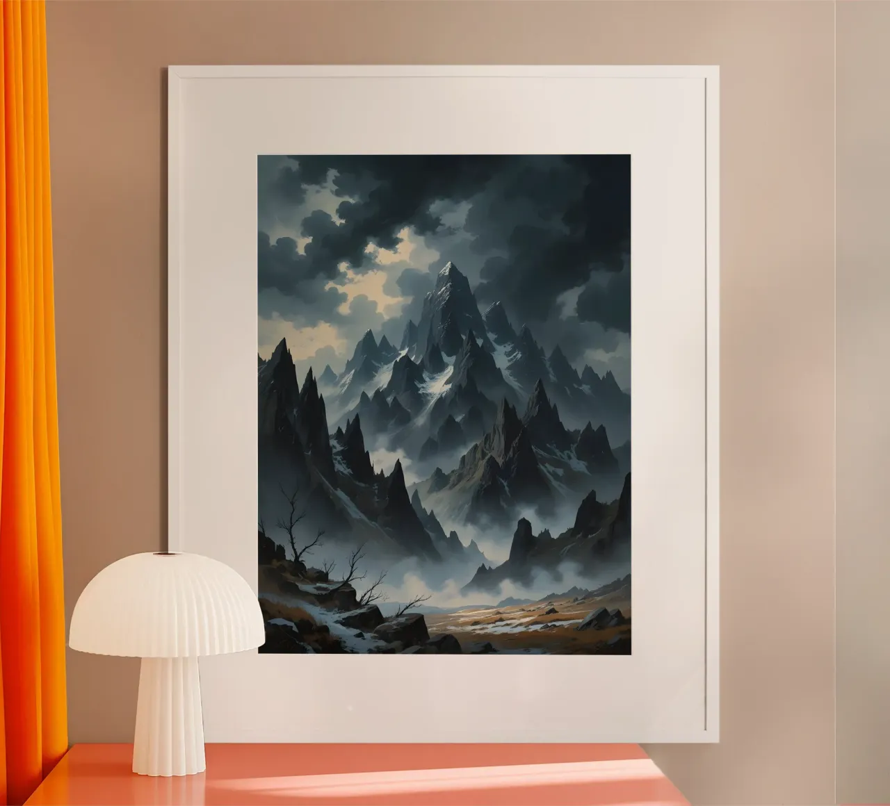 Cime eteree del Regno d'Ombra poster da Artistic-shop