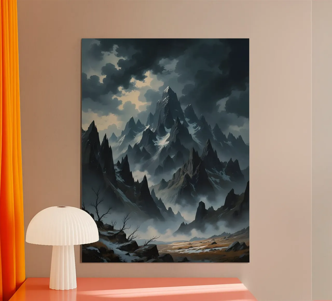 Cime eteree del Regno d'Ombra poster da Artistic-shop