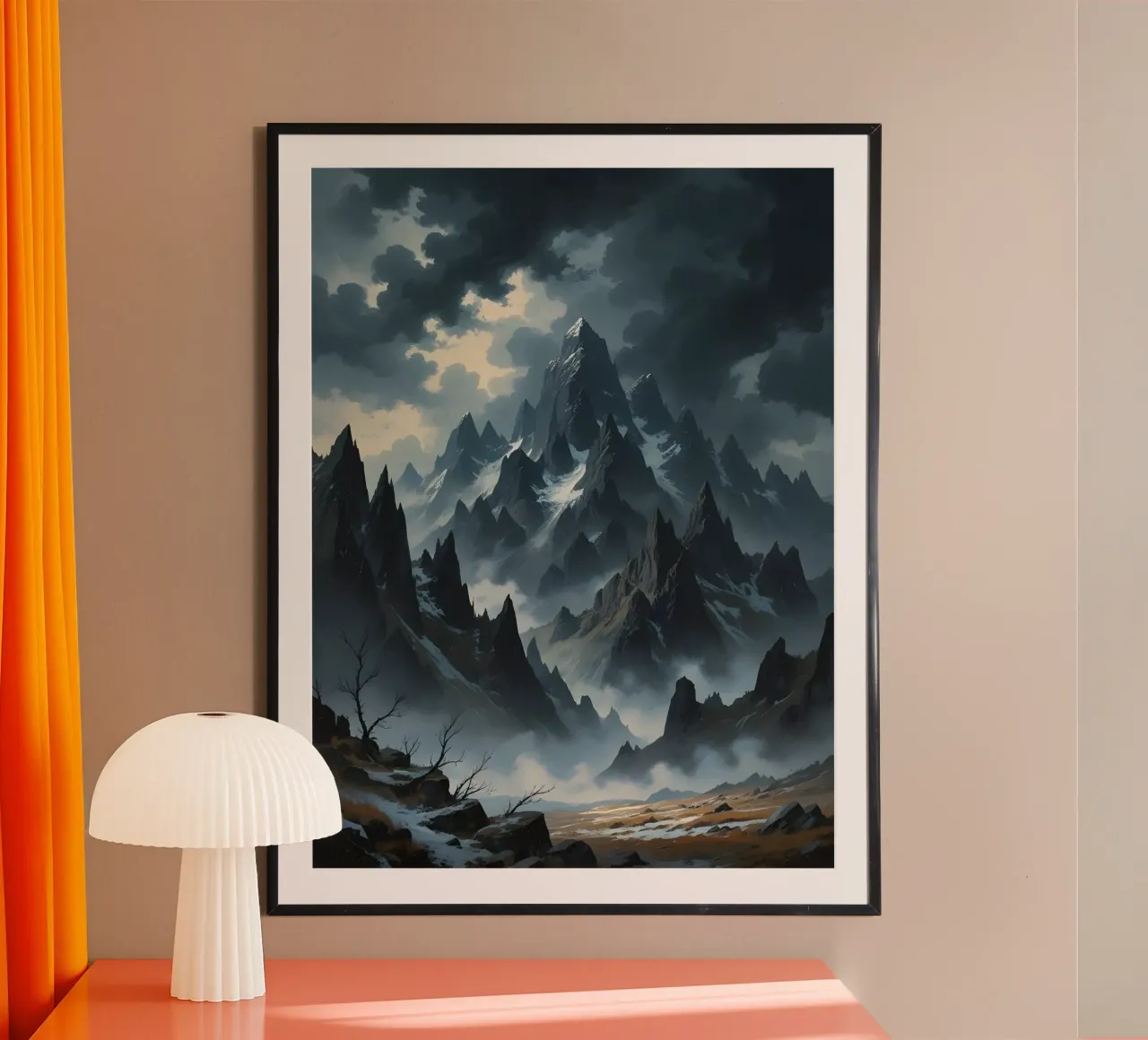Cime eteree del Regno d'Ombra poster da Artistic-shop