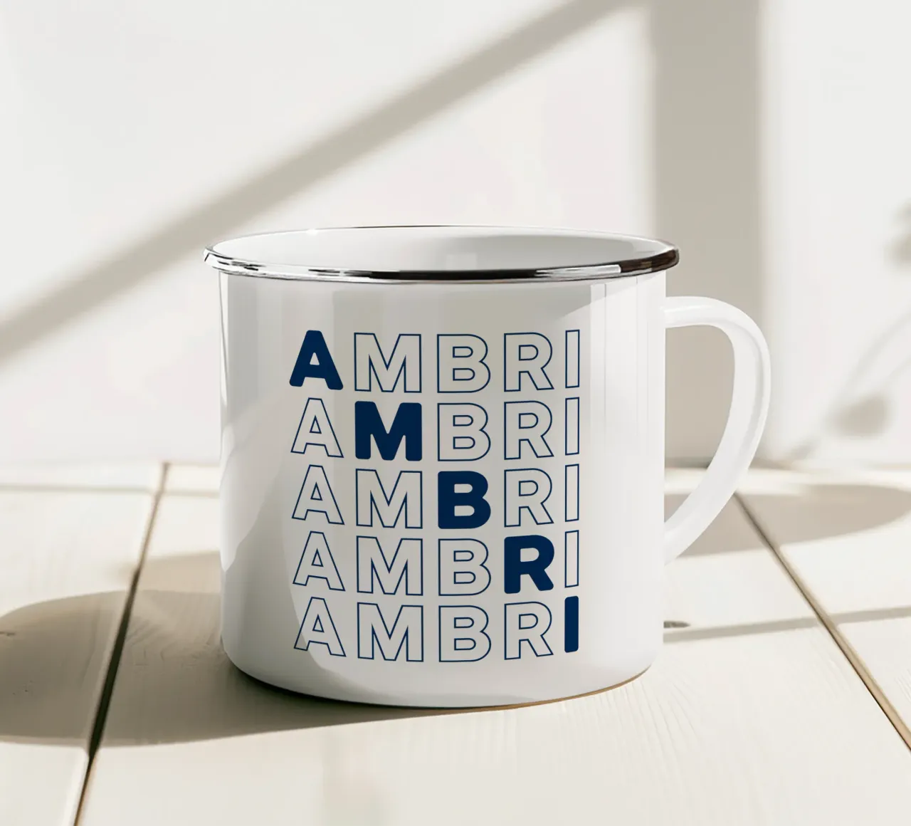 Ambri-Piotta tazza in smalto da HCAP Fanshop