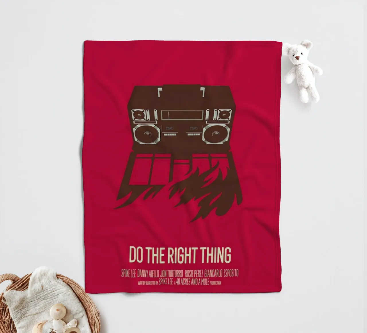 Do The Right Thing coperta in pile da Bruno Morphet