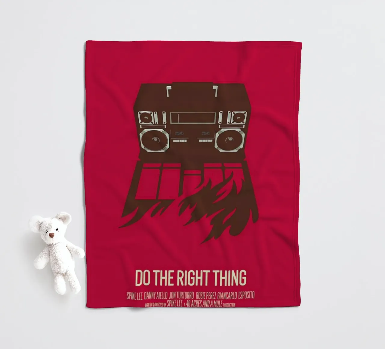 Do The Right Thing coperta in pile da Bruno Morphet