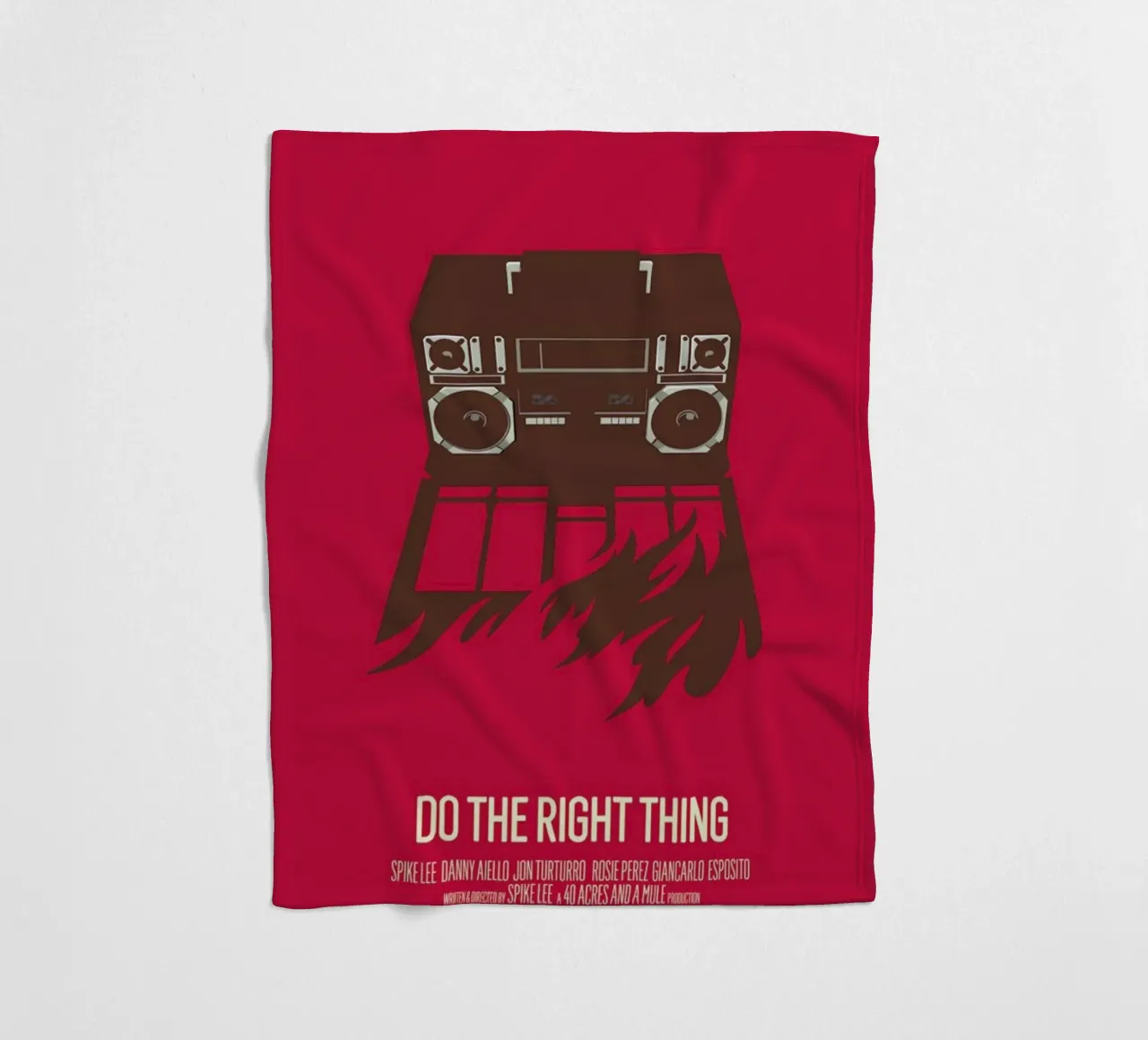 Do The Right Thing coperta in pile da Bruno Morphet