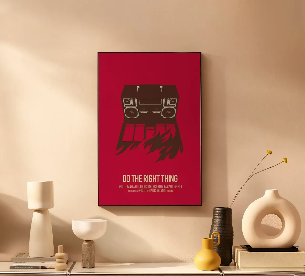 Do The Right Thing plexiglass da Bruno Morphet