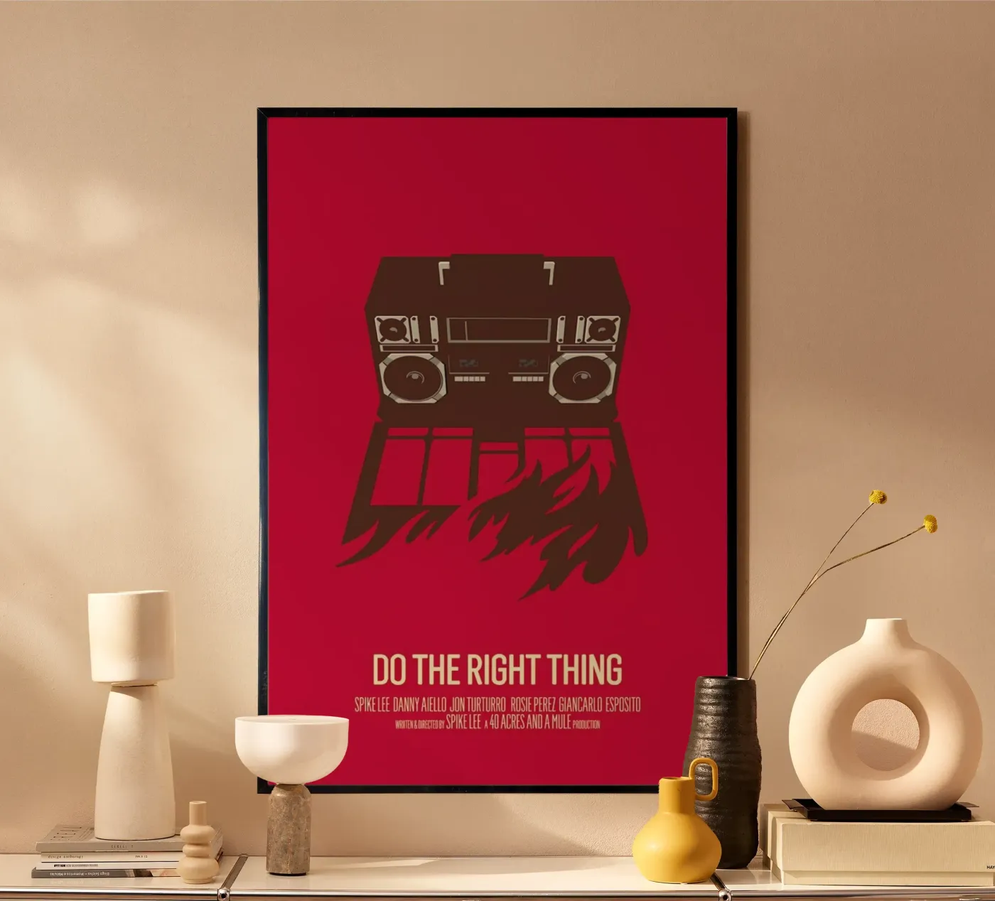 Do The Right Thing poster by Bruno Morphet