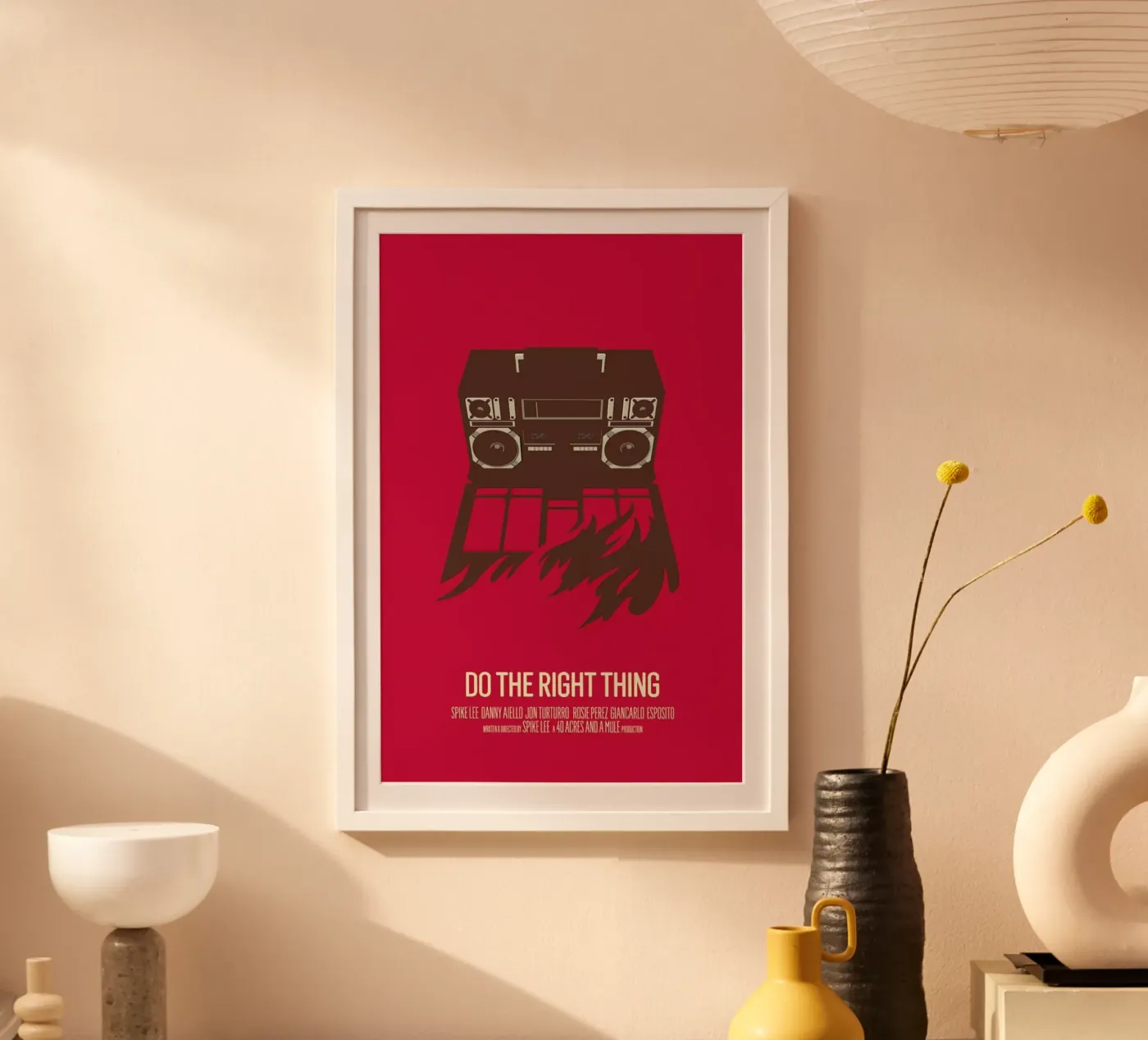 Do The Right Thing poster by Bruno Morphet