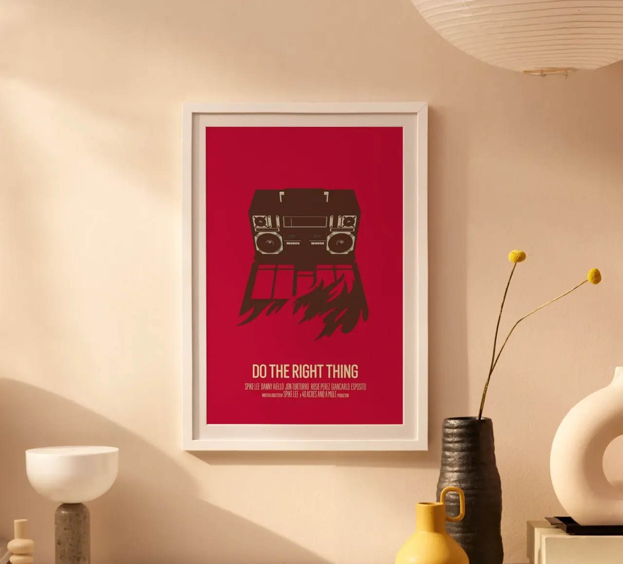 Do The Right Thing poster da Bruno Morphet