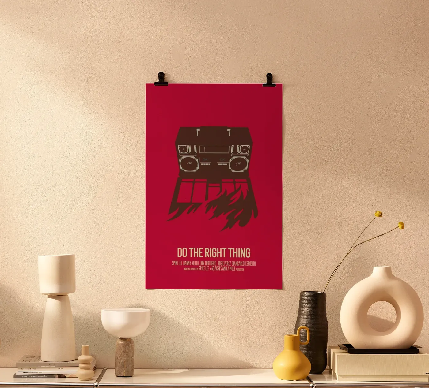 Do The Right Thing poster by Bruno Morphet